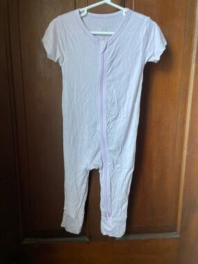 Teach Leanbh baby girls 18-24 months purple one piece sleeper